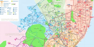 Lisboa mapa de ônibus