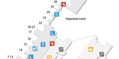 Mapa de lisboa terminal 1 do aeroporto