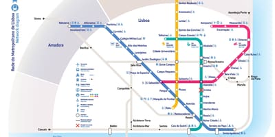 Mapa de lisboa trânsito